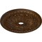 Ekena Millwork Tomango Egg & Dart Medallion (Canopies up to 6 3/4"), 27 7/8"OD x 3 7/8"ID x 2 1/2"P, Root Beer CM27TORBC - alternate 4